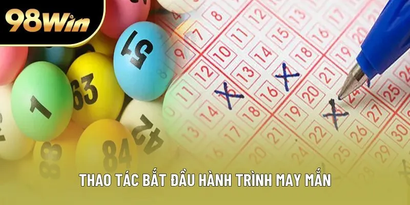 Thao tác bắt đầu hành trình may mắn